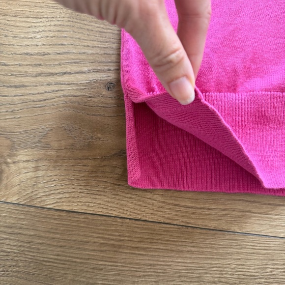 Belle by Kim Gravel Amour Pink Sweater Size 8 Valentine Love Knit - Picture 6 of 10